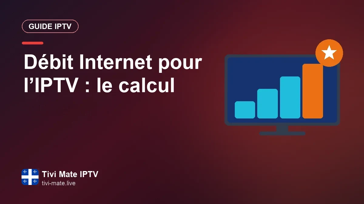 Résultat d’un test de débit sur un portable posé près d’une télé IPTV